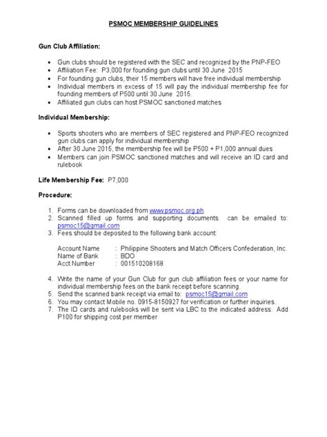 Psmoc Membership Guidelines .